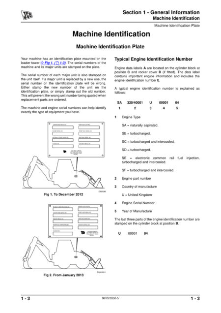 Service Manual JCB 3DX 4DX Backhoe Loader