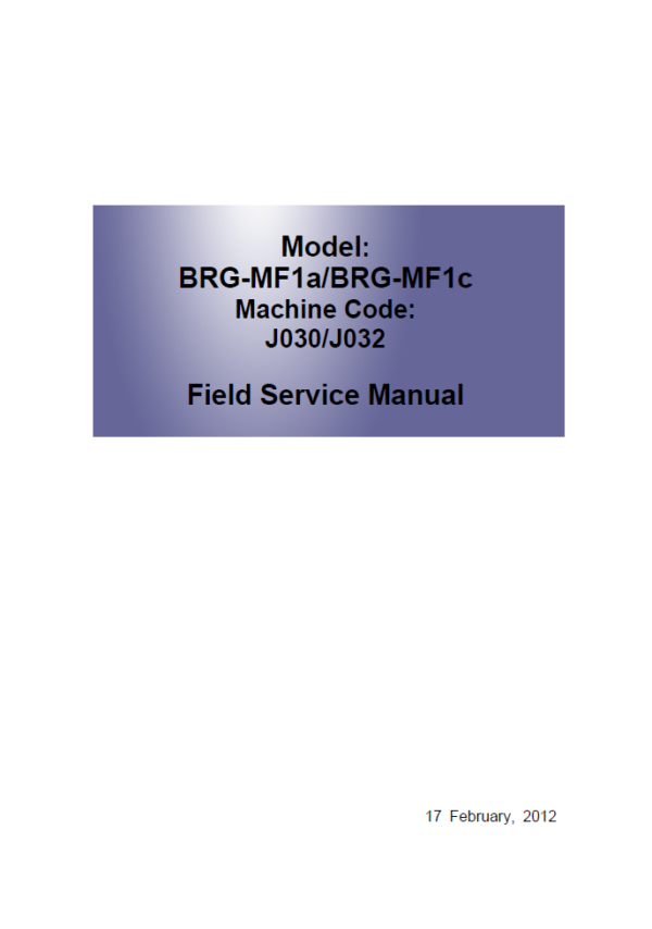 Service manual Ricoh Aficio SG 3100SNw SG 3110SFNw
