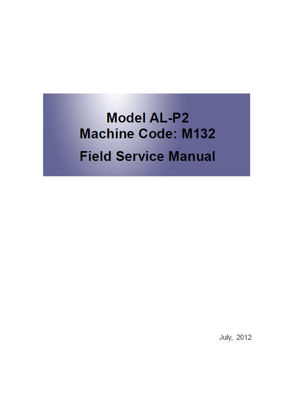 Service manual Ricoh Aficio SP 8300DN, SP 8300DN