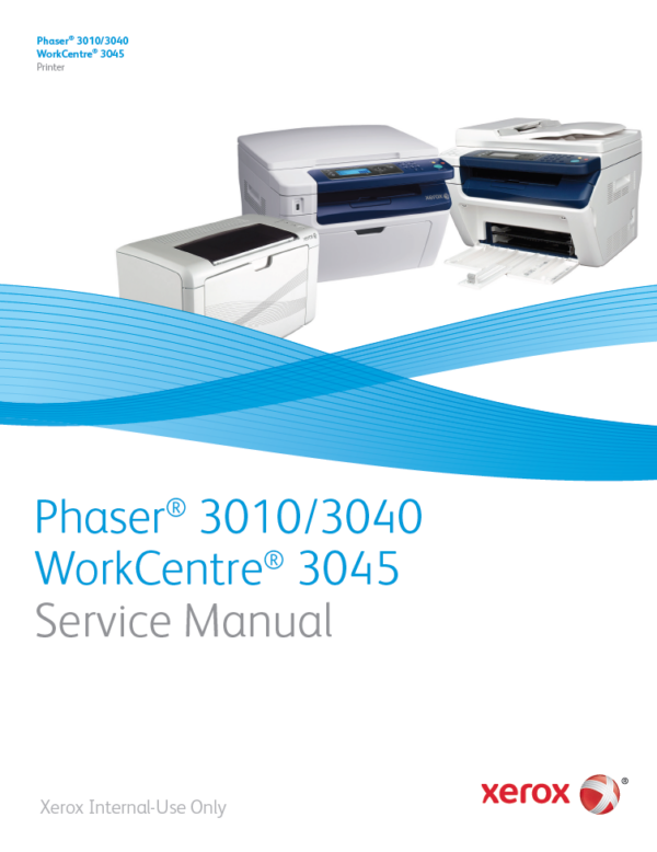 Service manual Xerox Phaser 3010 3040 WorkCentre 3045