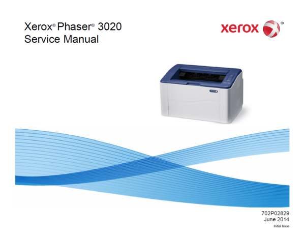 Service manual Xerox Phaser 3020