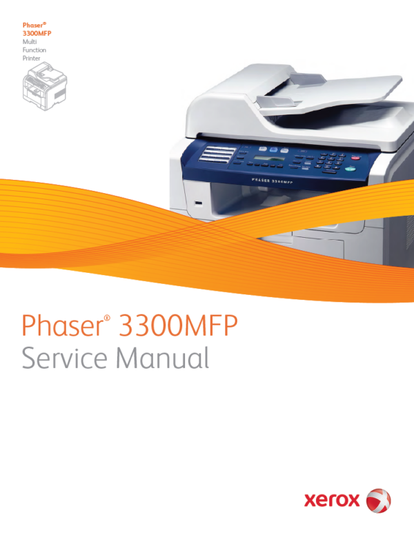 Service manual xerox Phaser 3300MFP