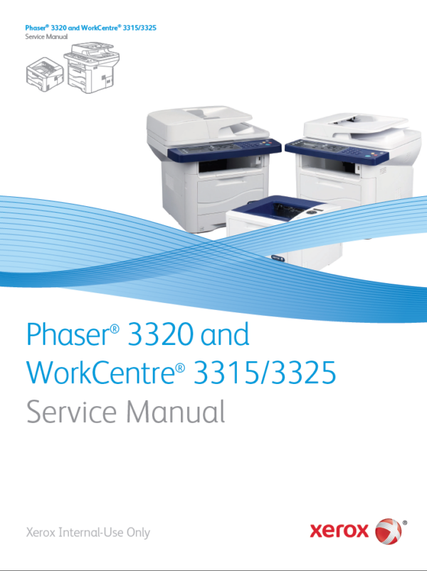 Service manual Xerox Phaser 3320 and WorkCentre 33153325