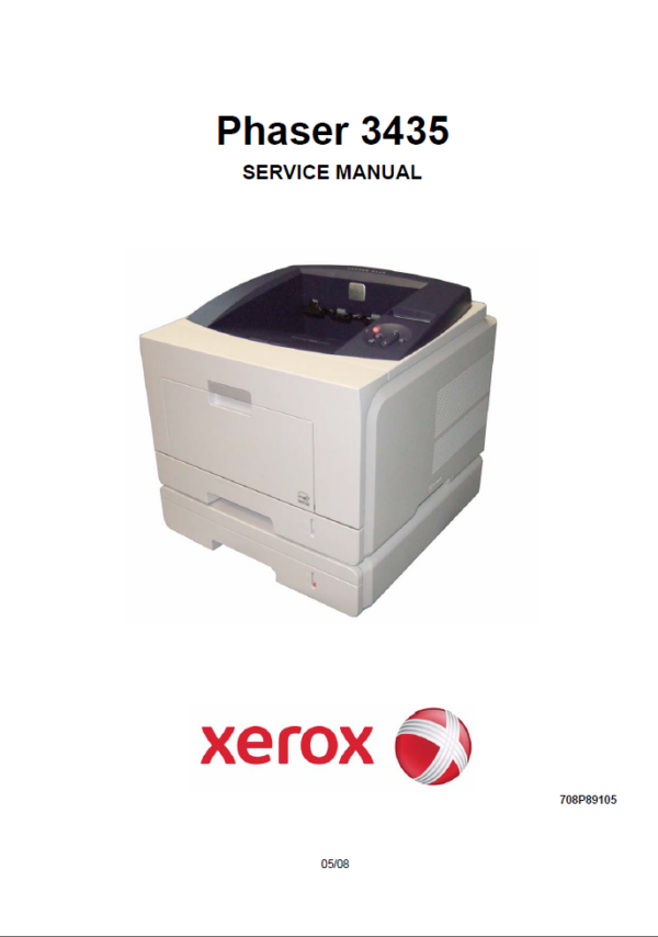 Service manual xerox Phaser 3435