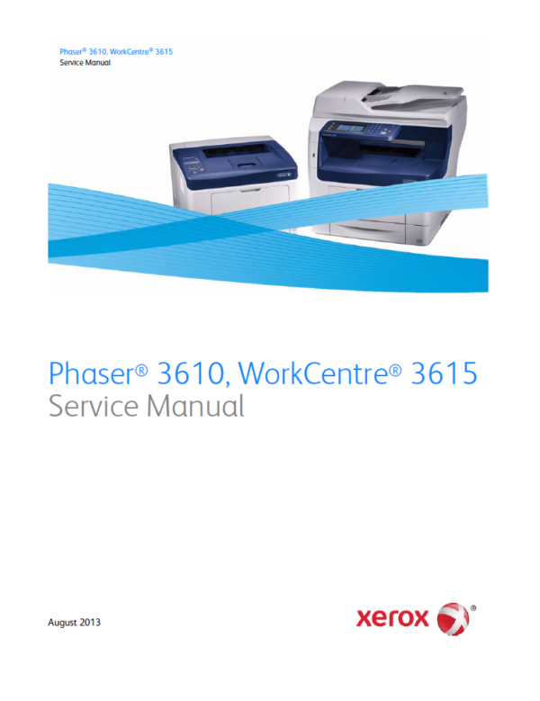Service manual Xerox Phaser 3610, WorkCentre 3615