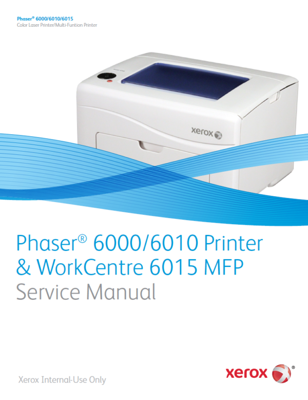 Service manual Phaser 6000 6010 Printer Workcentre 6015 MFP