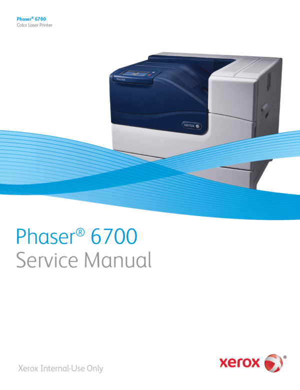 Service manual Xerox Phaser 6700