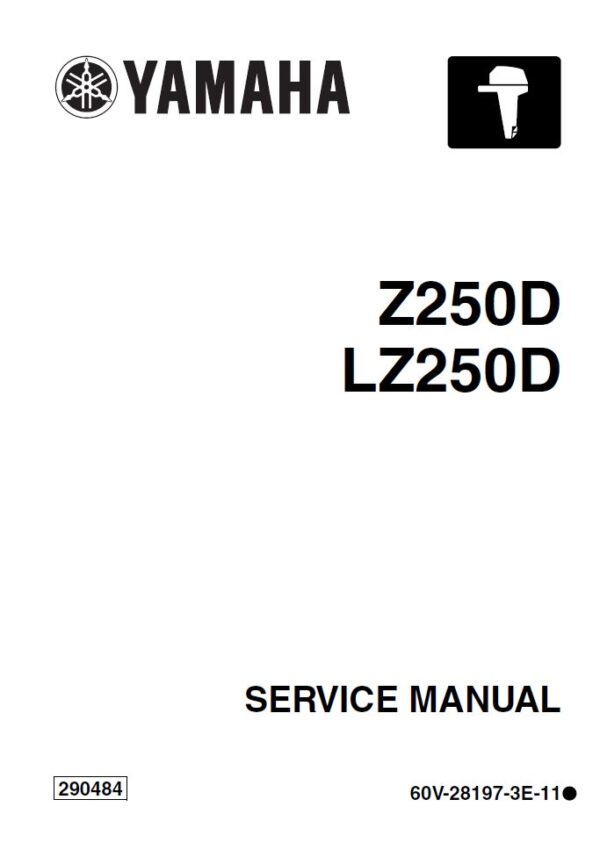 Service manual Yamaha Z250 LZ250