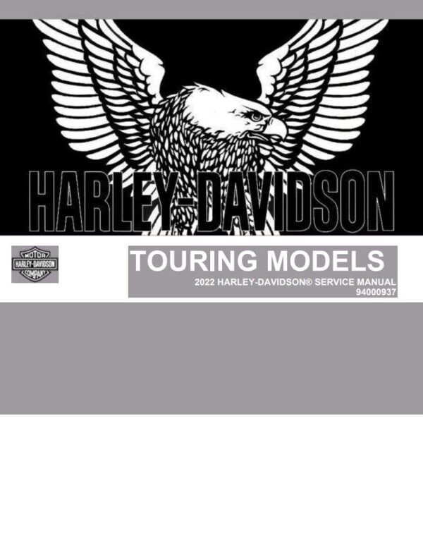 Service manual 2022 Touring Harley-Davidson