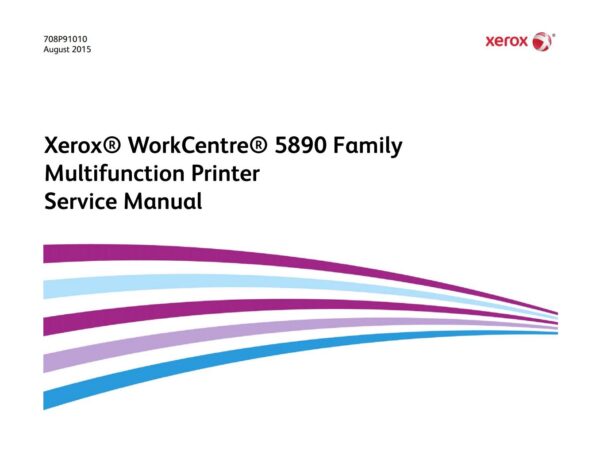 Service manual Xerox WorkCentre 5890 Family