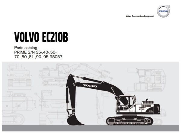 Parts catalog Volvo EC210B