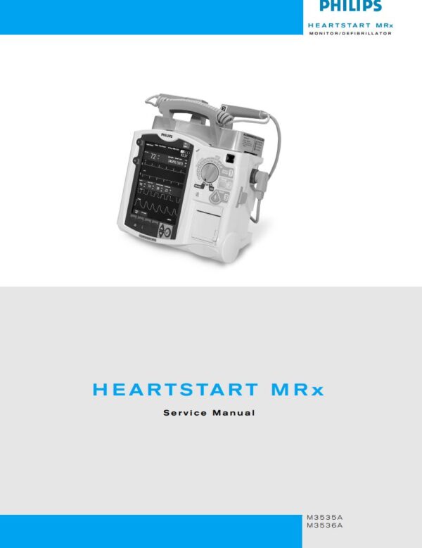 Service manual Philips HeartStart MRx M3535A, M3536A