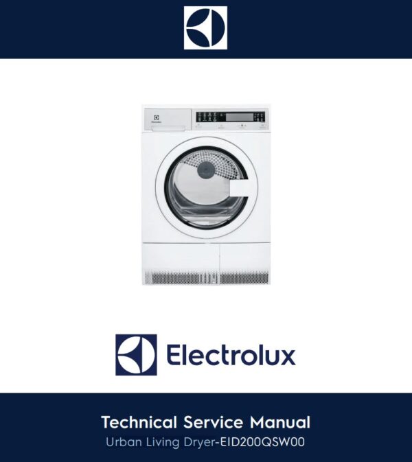 Service manual Electrolux EID200QSW and EFDC210TIW