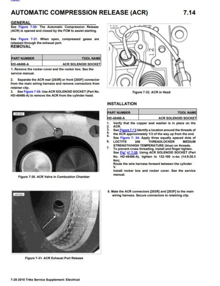 Service manual 2010 Harley-Davidson Touring Models, Electra Glide ...