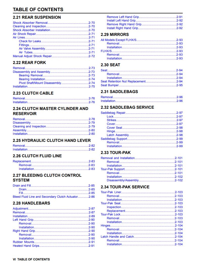 thumbnail image 2 of 2014 Harley-Davidson FLHXS Street Glide Special Service Repair Shop Manual - Reprint 2 of 2