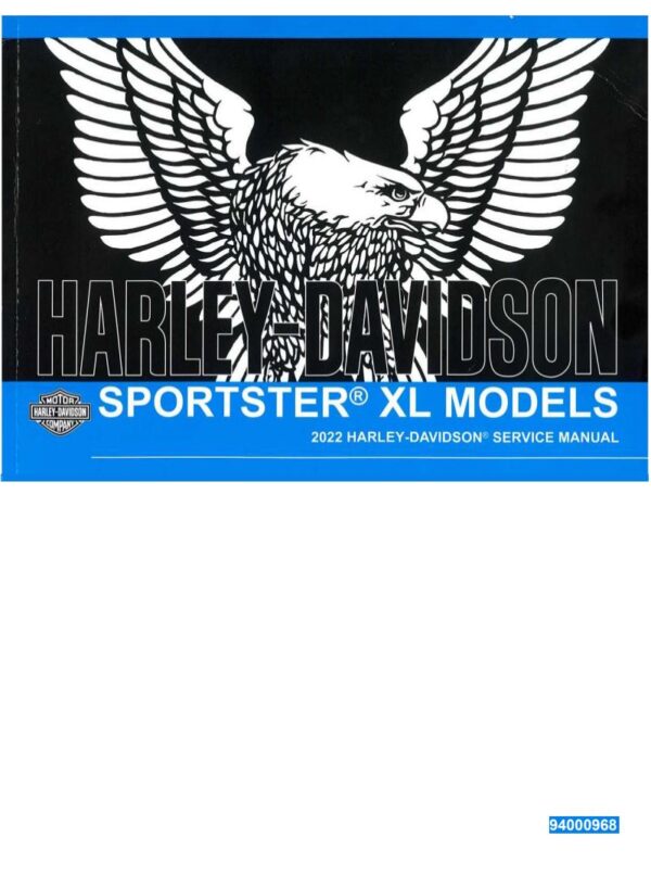 Service manual 2022 Harley-Davidson Sportster (XL) Models