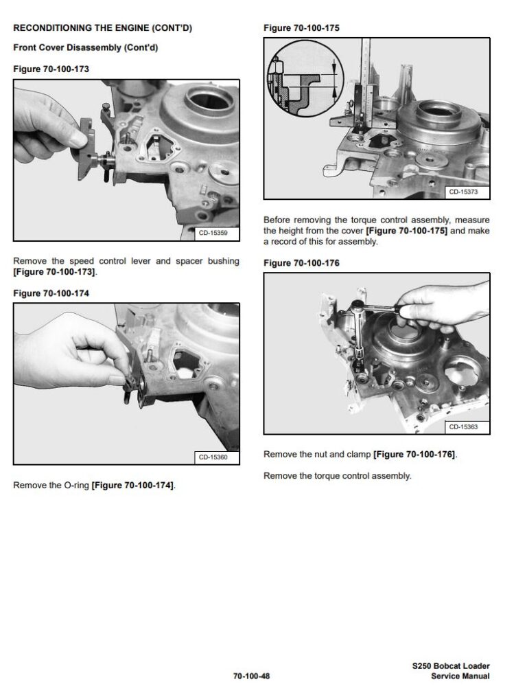 Service manual 2008 Bobcat S250 Turbo, S250 Turbo High Flow (520711001 ...