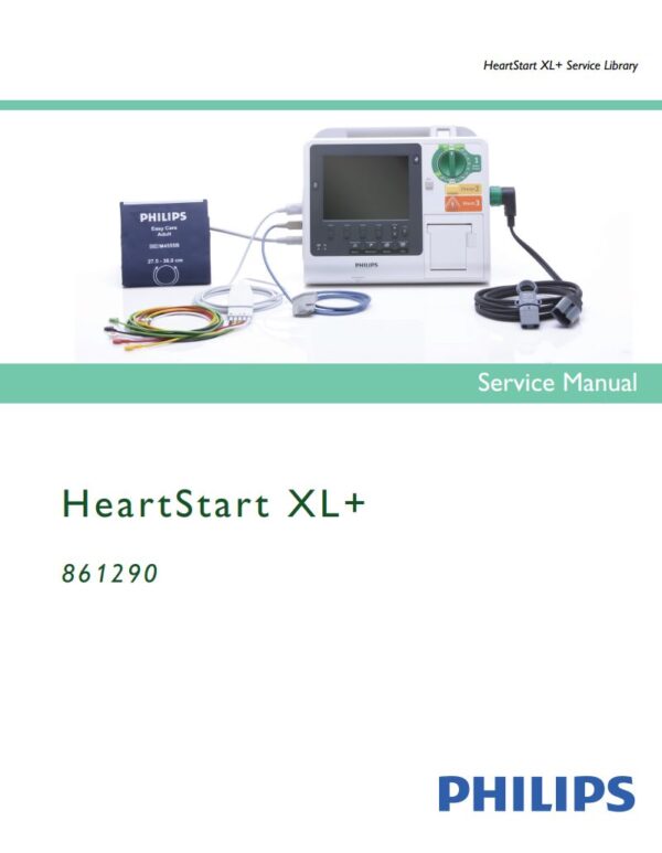 Service manual Philips HeartStart XL+