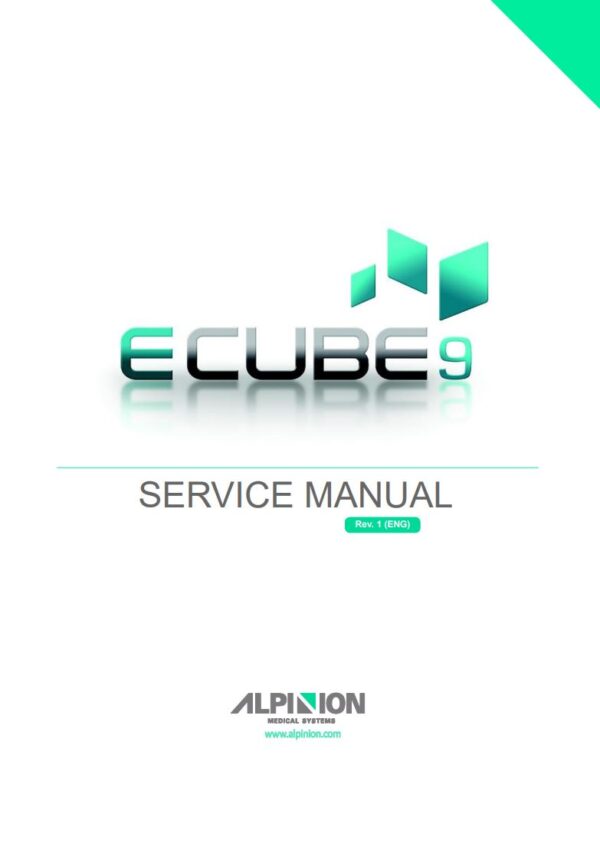 Service manual Alpinion E-CUBE 9