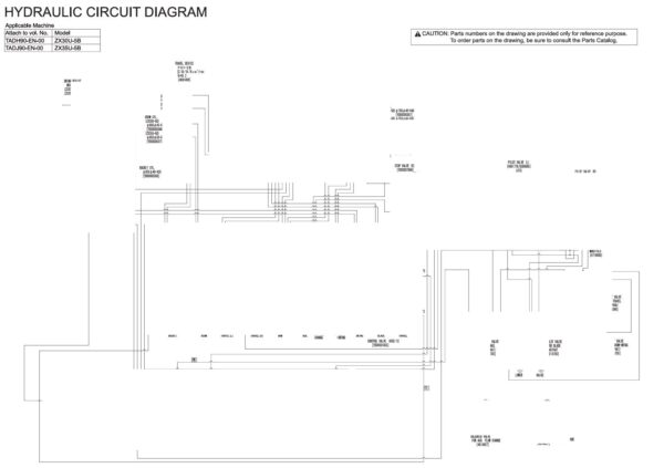 Electrical & Hydraulic Circuit Diagram Hitachi ZX30U-5B, ZX35U-5B | TADJ90-EN-00 (2020.05.25)