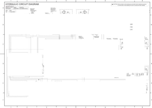 Electrical & Hydraulic Circuit Diagram Hitachi ZX65USB-6 | TAFF50-EN-01 (2023.12.07)