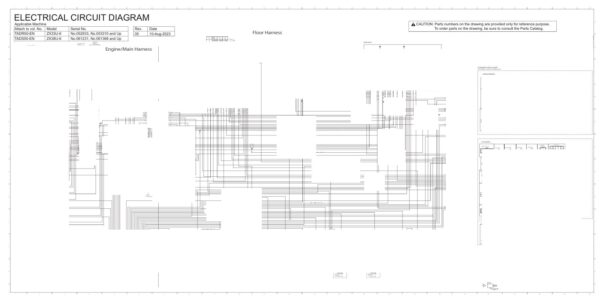 Electrical & Hydraulic Circuit Diagram Hitachi ZX33U-6, ZX38U-6 | TADS50-EN-01 (2023.12.04)