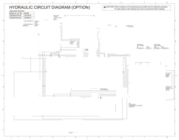 Electrical & Hydraulic Circuit Diagram Hitachi ZX33U-6, ZX38U-6 | TADS50-EN-00 (2021.11.15)