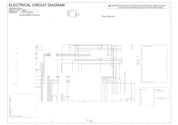 Electrical & Hydraulic Circuit Diagram Hitachi ZX17U-6, ZX19U-6 | TABK50-EN-01 (2023.11.30)