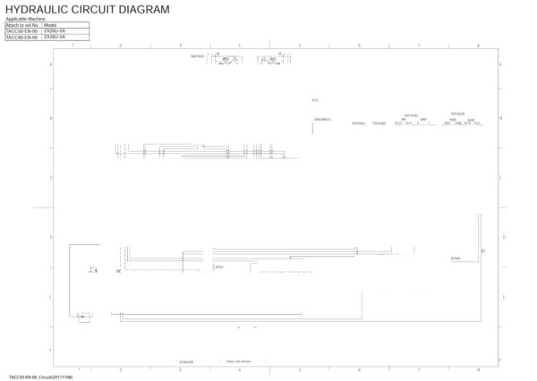 Electrical & Hydraulic Circuit Diagram Hitachi ZX26U-5A | TACC50-EN-00 (2020.03.06)