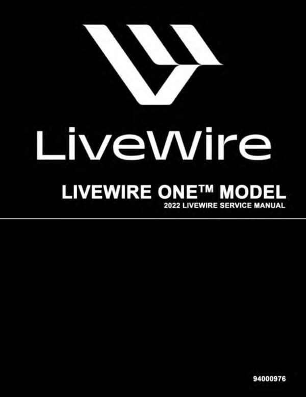 Service manual 2022 Harley-Davidson LiveWire ONE Model | 94000976