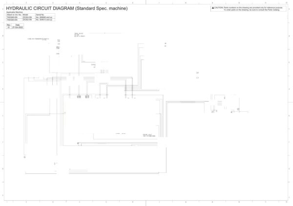 Electrical & Hydraulic Circuit Diagram Hitachi ZX30U-5N, ZX35U-5N | TADG60-EN-01 (2023.12.27)