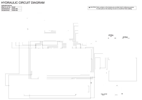 Electrical & Hydraulic Circuit Diagram Hitachi ZX30U-5B, ZX35U-5B | TADH90-EN-00 (2020.05.25)