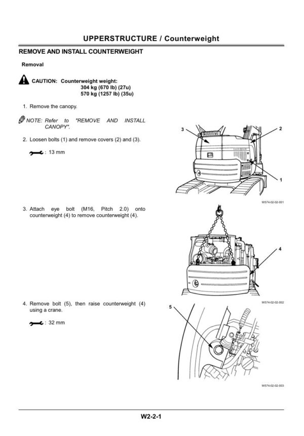 Service manual Hitachi EX27U, EX35U Excavator | W-589E-NA