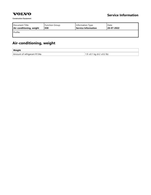 Service manual Volvo L50D Wheel Loader | 2022