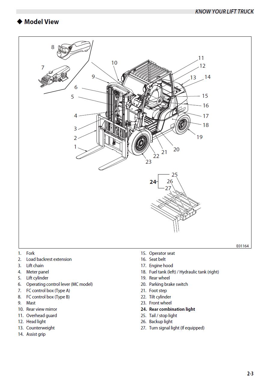 0 Service manual Caterpillar DP50NB Forklift Lift Truck