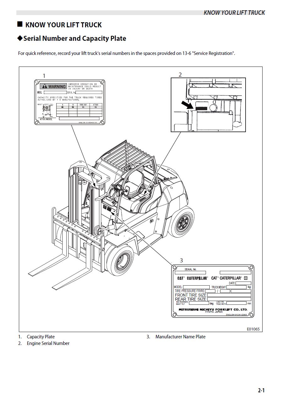 0 Service manual Caterpillar DP60NMS Forklift Lift Truck