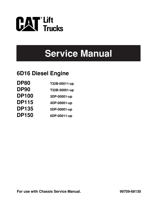 page_1 Service manual Caterpillar 6D16 Diesel Engine | 99709-68130