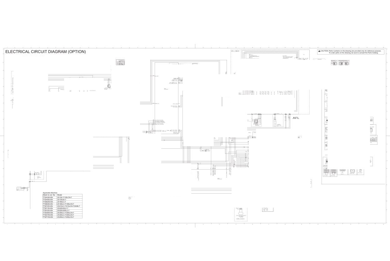 1 Electrical & Hydraulic Circuit Diagram Hitachi ZX225USLC-7, ZX225USRLC-7 | TTDF150-EN